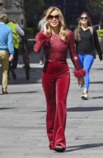 AMANDA HOLDEN All in Red Out in London 05/27/2022