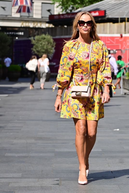 AMANDA HOLDEN at Global Radio Studios in London 05/17/2022