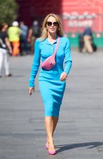 AMANDA HOLDEN Leaves Global Radio Studios in London 05/18/2022