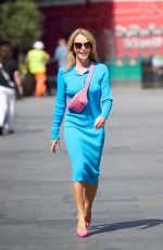 AMANDA HOLDEN Leaves Global Radio Studios in London 05/18/2022