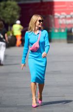 AMANDA HOLDEN Leaves Global Radio Studios in London 05/18/2022