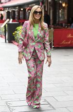 AMANDA HOLDEN Leaves Global Radio with Her Mum Judith Harrison in London 05/23/2022