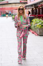 AMANDA HOLDEN Leaves Global Radio with Her Mum Judith Harrison in London 05/23/2022