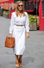 AMANDA HOLDEN Leaves Heart Radio in London 05/24/2022