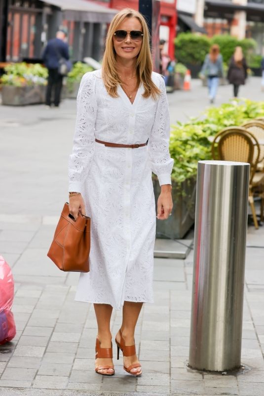 AMANDA HOLDEN Leaves Heart Radio in London 05/24/2022