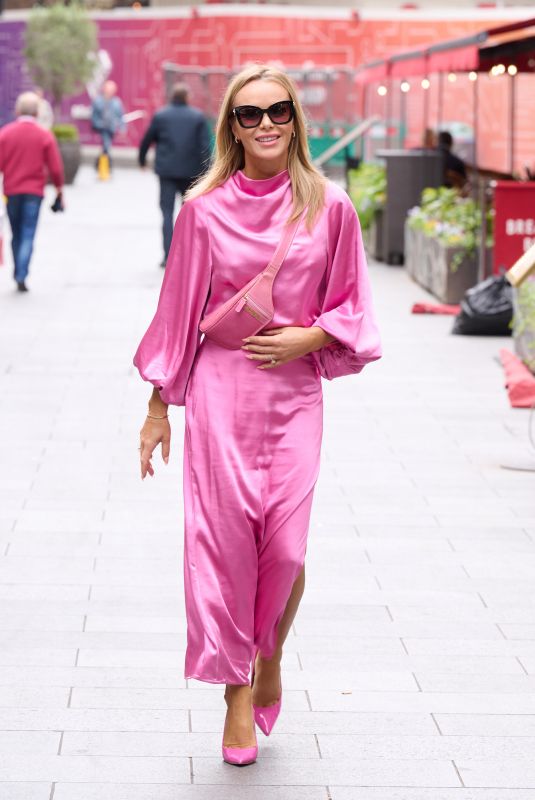 AMANDA HOLDEN Leaves Heart Radio in London 05/30/2022