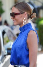 AMANDINE PETTIT Leaves Martinez Hotel in Cannes 05/17/2022