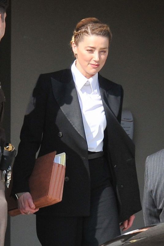 AMBER HEARD at Courthouse in Fairfax 05/03/2022