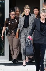 AMBER HEARD Leaves Fairfax County Courthouse 05/24/2022