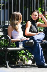 AMELIA HAMLIN Out with Friend in New York 05/09/2022