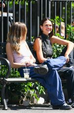 AMELIA HAMLIN Out with Friend in New York 05/09/2022