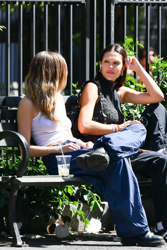 AMELIA HAMLIN Out with Friend in New York 05/09/2022
