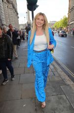 AMY HART Arrives at Jersey Boys Media Night at Trafalgar Theatre in London 05/11/2022