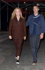 AMY SCHUMER Arrives at Derek Blasberg