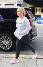 AMY SCHUMER Arrives at The Fat Black Pussycat at the Comedy Cellar in New York 05/04/202