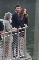 ANA DE ARMAS and Chris Evans Kissing on the Set of Ghosted in Washington 05/05/2022