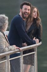 ANA DE ARMAS and Chris Evans Kissing on the Set of Ghosted in Washington 05/05/2022