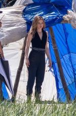 ANA DE ARMAS on the Set of Ghosted in Georgia 05/03/2022