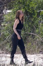 ANA DE ARMAS on the Set of Ghosted in Georgia 05/03/2022