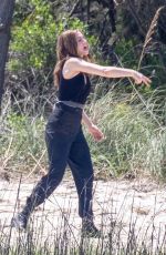 ANA DE ARMAS on the Set of Ghosted in Georgia 05/03/2022