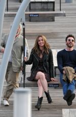 ANA DE ARMAS on the Set of Ghosted in Washington 05/04/2022