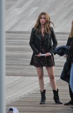 ANA DE ARMAS on the Set of Ghosted in Washington 05/04/2022