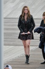 ANA DE ARMAS on the Set of Ghosted in Washington 05/04/2022