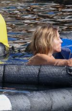 ANJA RUBIK in Bikini at Eden Roc Hotel in Cannes 05/25/2022
