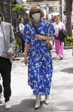 ANNA WINTOUR Leaves Mark Hotel in New York 05/01/2022