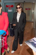ANNE HATHAWAY Arrives at Nice Airport 05/18/2022