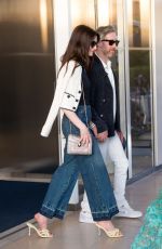 ANNE HATHAWAY at Hotel Martinez at 75th Annual Cannes Film Festival 05/20/2022
