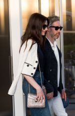 ANNE HATHAWAY at Hotel Martinez at 75th Annual Cannes Film Festival 05/20/2022