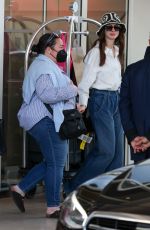 ANNE HATHAWAY Leaves 75th Annual Cannes Film Festival 05/21/2022