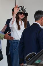 ANNE HATHAWAY Leaves 75th Annual Cannes Film Festival 05/21/2022