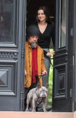 ANNE HATHAWAY on the Set of She Came To Me in Brooklyn 05/14/2022