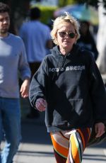 ANNE HECHE Leaves a Gym in Los Angeles 05/26/2022
