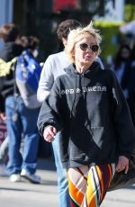ANNE HECHE Leaves a Gym in Los Angeles 05/26/2022