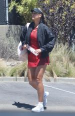 APRIL LOVE GEARY Arrives at a Tennis Class in Malibu 05/11/2022