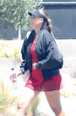APRIL LOVE GEARY Arrives at a Tennis Class in Malibu 05/11/2022
