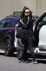 ASHLEE SIMPSON Heading to a Gym in Los Angeles 05/11/2022