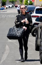 ASHLEE SIMPSON Heading to a Gym Session in Studio City 05/13/2022