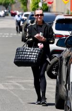 ASHLEE SIMPSON Heading to a Gym Session in Studio City 05/13/2022