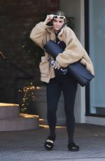 ASHLEE SIMPSON Out for Yoga Class in Los Angeles 04/29/2022