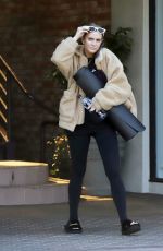 ASHLEE SIMPSON Out for Yoga Class in Los Angeles 04/29/2022