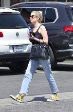 ASHLEY BENSON Heading to a Nail Salon in Los Angeles 04/30/2022