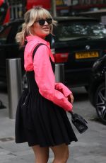 ASHLEY ROBERTS Arrives at Heart Radio in London 05/26/2022