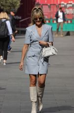 ASHLEY ROBERTS Arrives at Heart Radio Show in London 05/05/2022