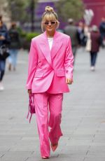 ASHLEY ROBERTS Arrives at Heart Radion in London 05/24/2022