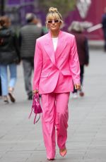 ASHLEY ROBERTS Arrives at Heart Radion in London 05/24/2022