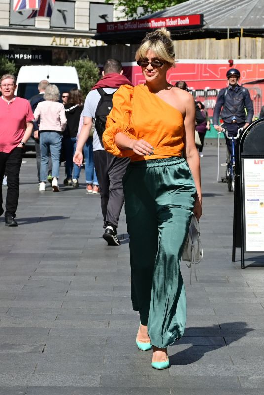 ASHLEY ROBERTS at Global Radio Studios in London 05/09/2022